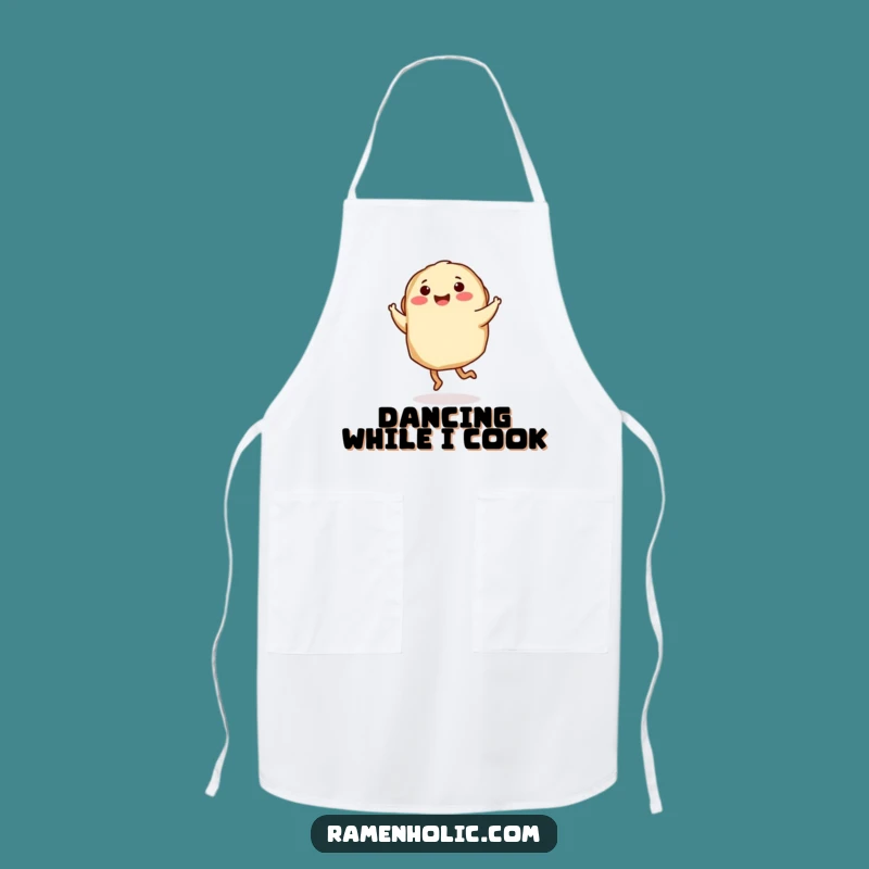 Funny Dancing Gyoza Apron: Cook & Groove, A Perfect Funny Gift!