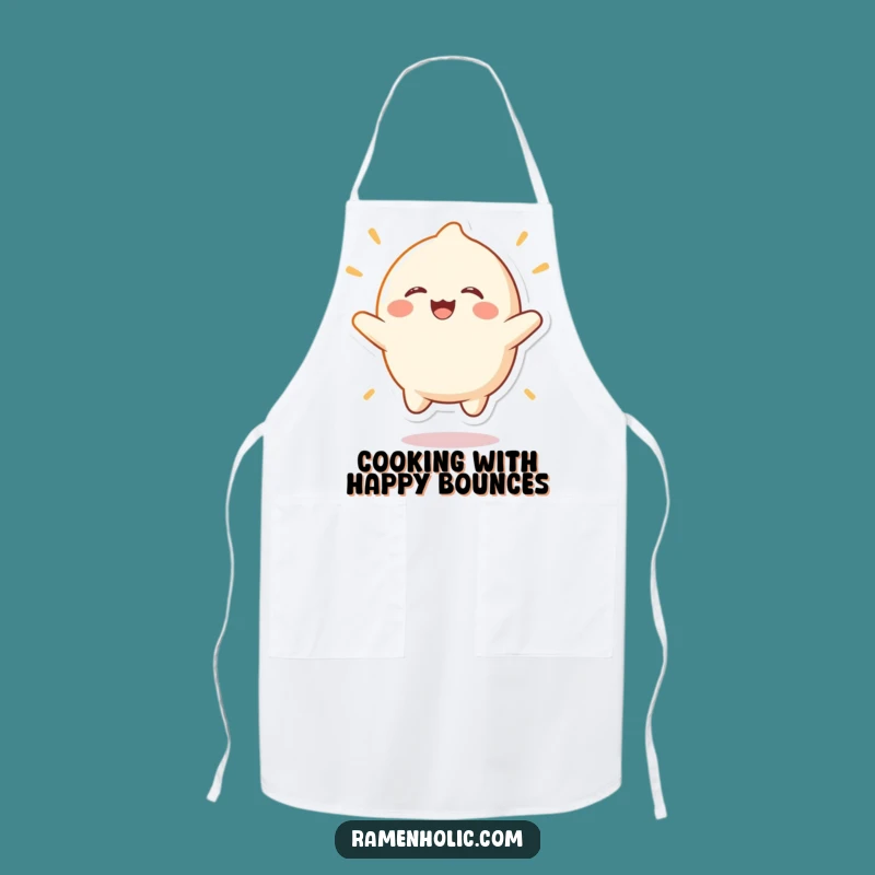 Funny Bouncing Mochi Apron: Cook and Laugh with this Hilarious Kitchen Essential