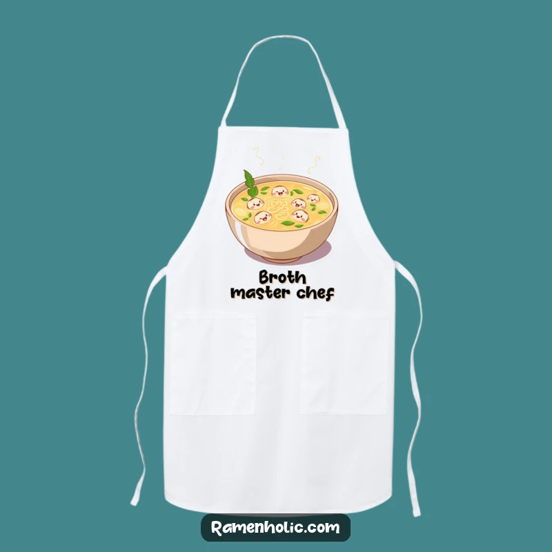 Funny Broth Laughs Apron - Cook with Joy in This Warm Cartoon Gear