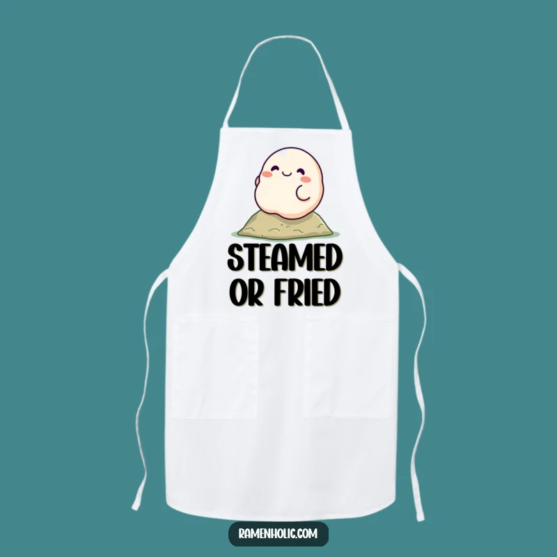 Funny Dumpling Apron: Rolling Character Design, Kitchen Humor, Perfect Funny Gift for Cooks