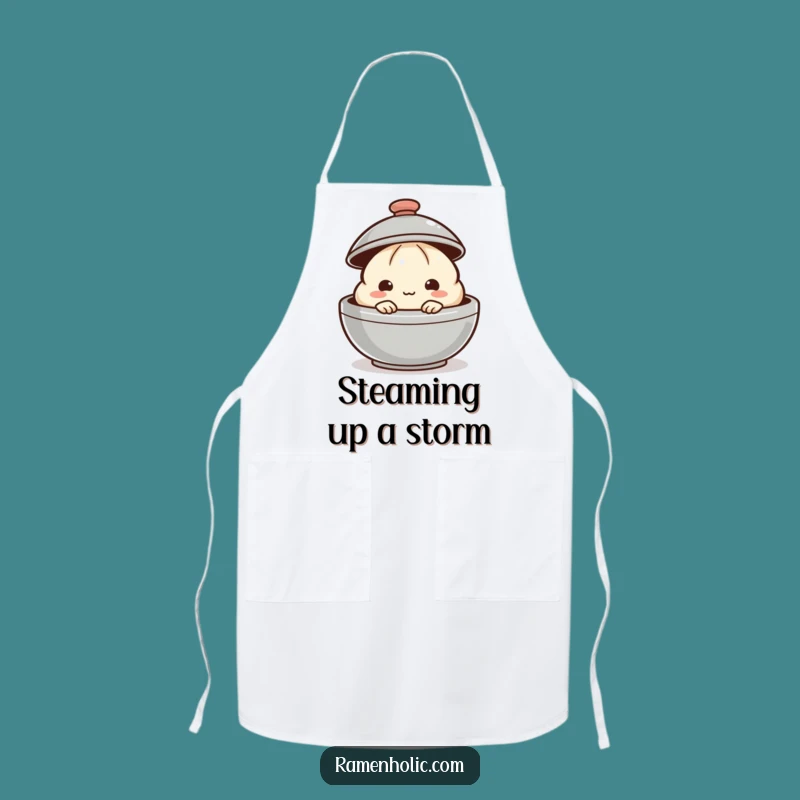 Funny Dumpling Apron: Shy Chef Essential, Perfect Cooking Gift