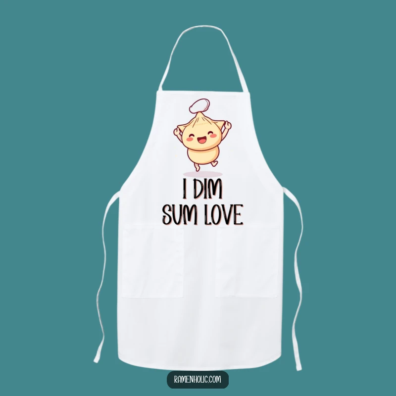 Funny Chopsticks Dumpling Apron: Playful Chef's Hilarious Kitchen Wear