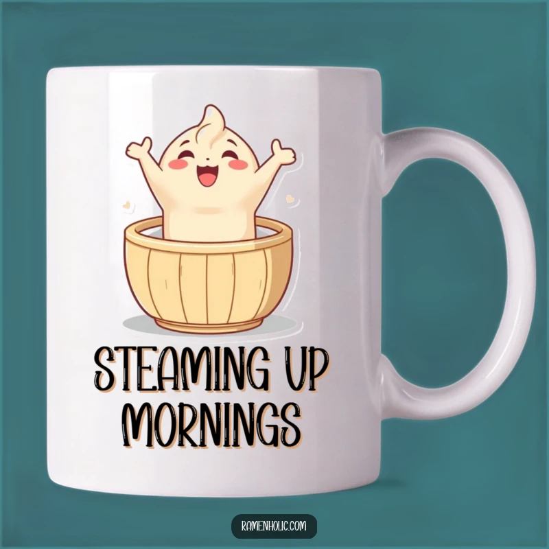 Funny Joyful Dumpling Mug: A Leap of Flavor and Humor, Perfect Gift