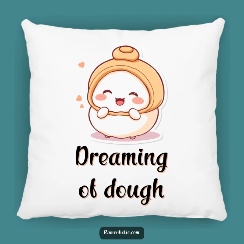 Funny Steamed Bun Blushing Pillow: Soft Sweet Giggles Comfort