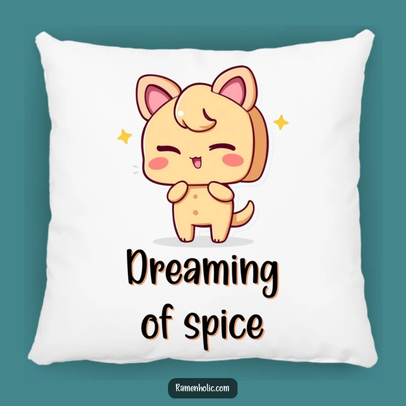 Funny Ginger Wink Pillow: Cozy Comfort with Playful Character Accent Gift!