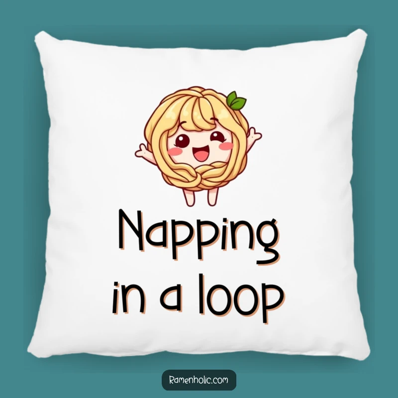Funny Soba Noodle Pillow: Cozy Comfort with a Playful Twist