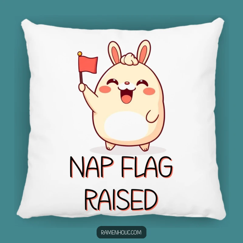 Cozy Funny Bao Bun Pillow: Waving Character Cushion, Soft & Hilarious Home Decor, Gift