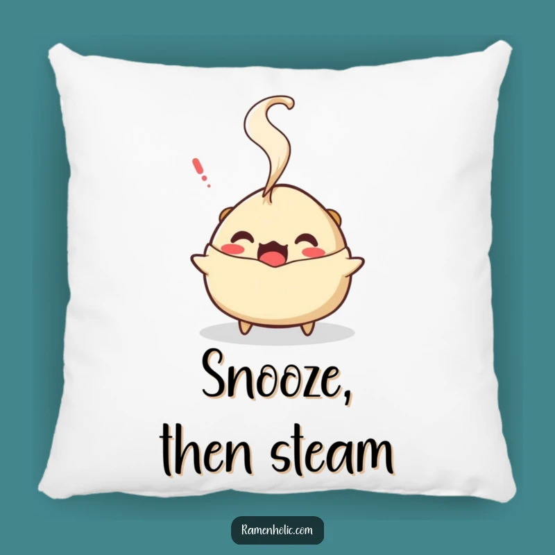 Funny Surprised Gyoza Pillow: Cozy Comfort with a Steamy, Humorous Touch