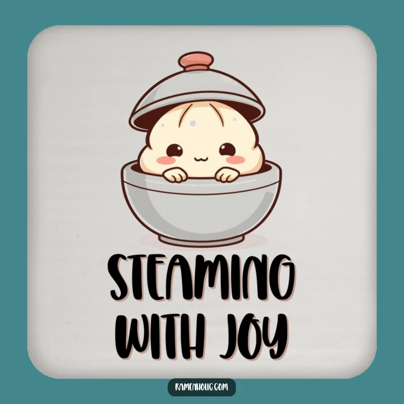 Funny Dumpling Coaster Set: Shy Protection for Your Surfaces