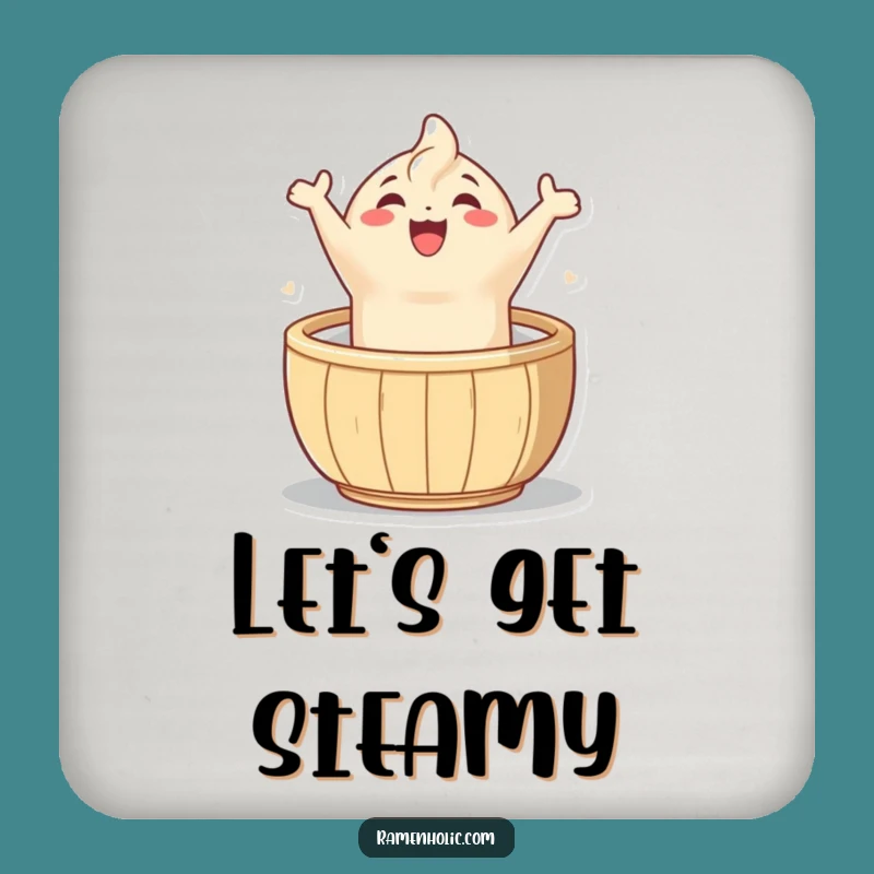 Funny Joyful Dumpling Coaster Set: Protect Surfaces with Humorous Delight