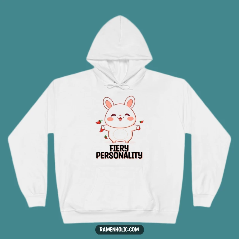 Funny Bao Bun Juggling Chili Hoodie - Cozy & Spicy Asian Comfort Wear