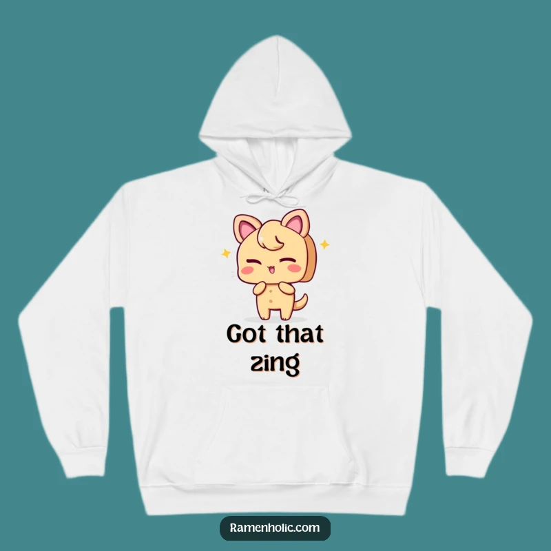Funny Ginger Wink Hoodie: Cozy Spice with Playful Character Comfort Gift!