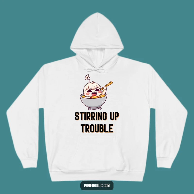 Cozy Funny Chopstick Ramen Hoodie - Warm Foodie Gift