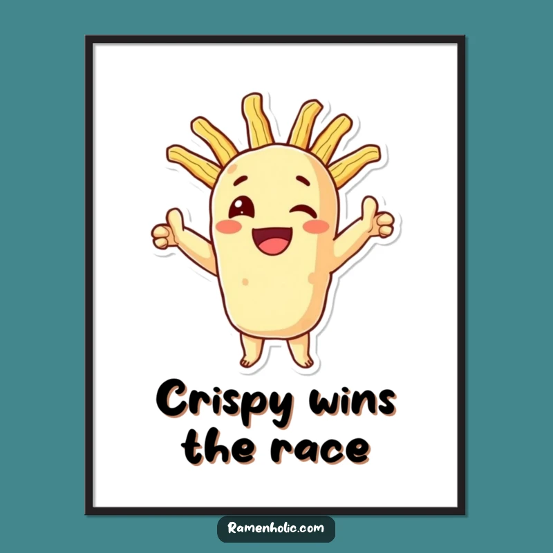 Free Printable Wall Art: Triumphant Tempura Funny Downloadable Decor
