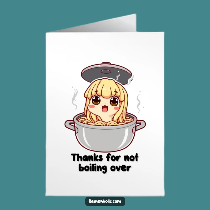 Free Printable Noodle Thank You Card - Funny Downloadable Surprise