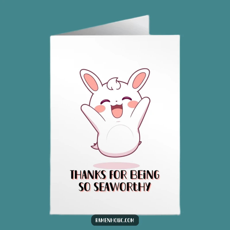 Free Printable Nori Thank You Card: Somersault Glee, Grateful Downloadable Fun!