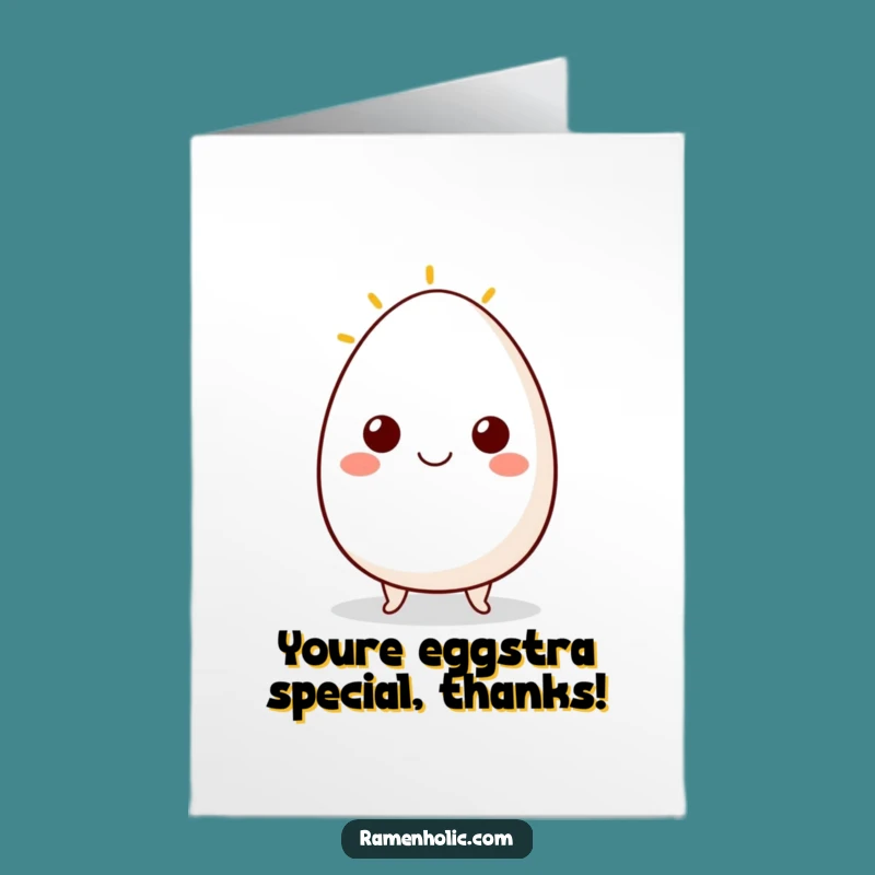 Free Printable Egg Thank You Card: Sunny Smile for a Funny Downloadable Gift