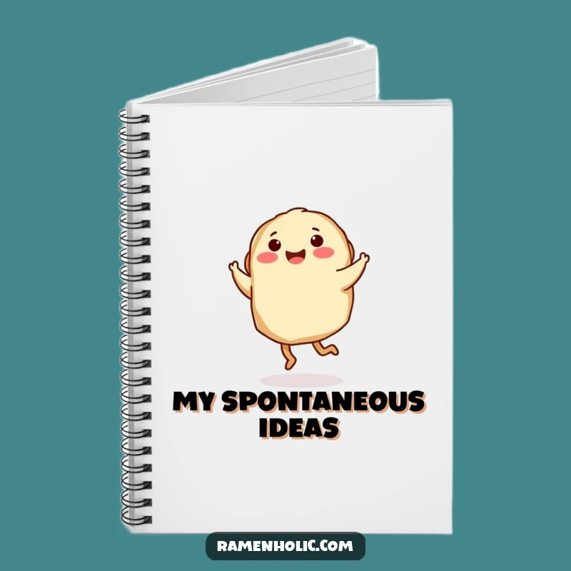 Funny Dancing Gyoza Notebook: Jot Down Moves, A Great Funny Gift!