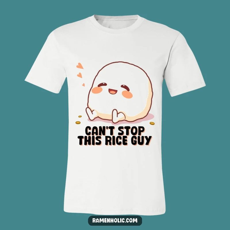 Funny Onigiri T-Shirt: Roll with Joy in this Hilarious Tee