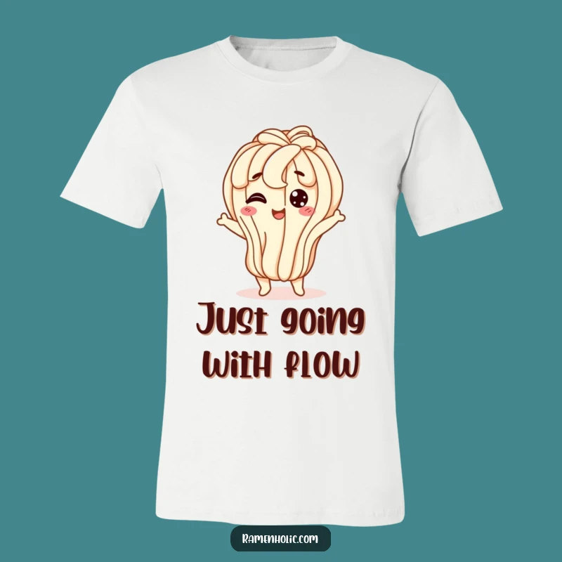 Funny Udon T-Shirt: Wiggly Jiggle Design, Wearable Noodle Fun