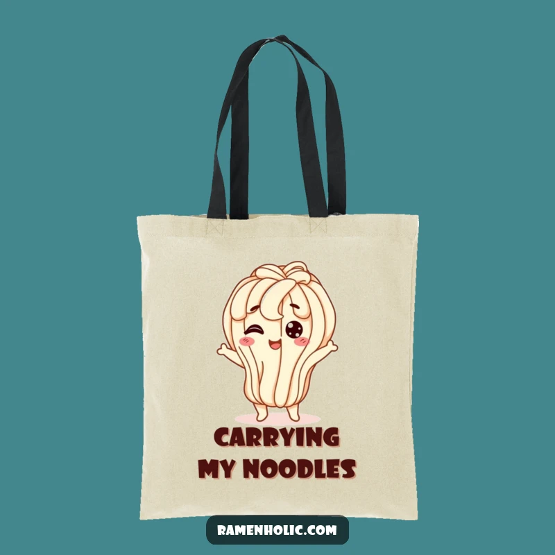 Funny Udon Tote Bag: Wiggly Jiggle, Stylish & Humorous Carryall